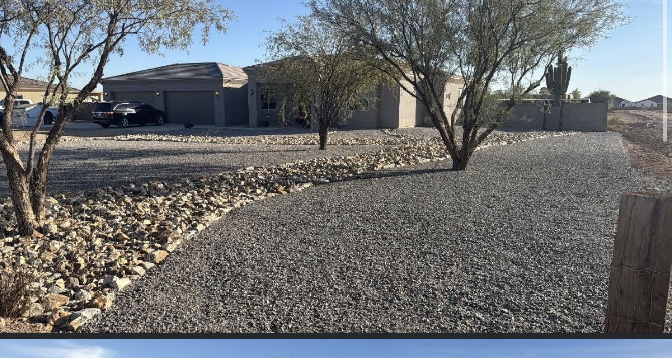 Decorative Gravel Driveway